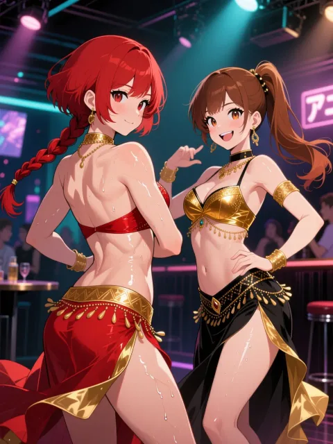 双子とナイトクラブとベリーダンス