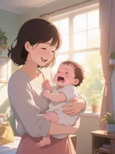 赤ちゃんは元気に泣くのが仕事😌