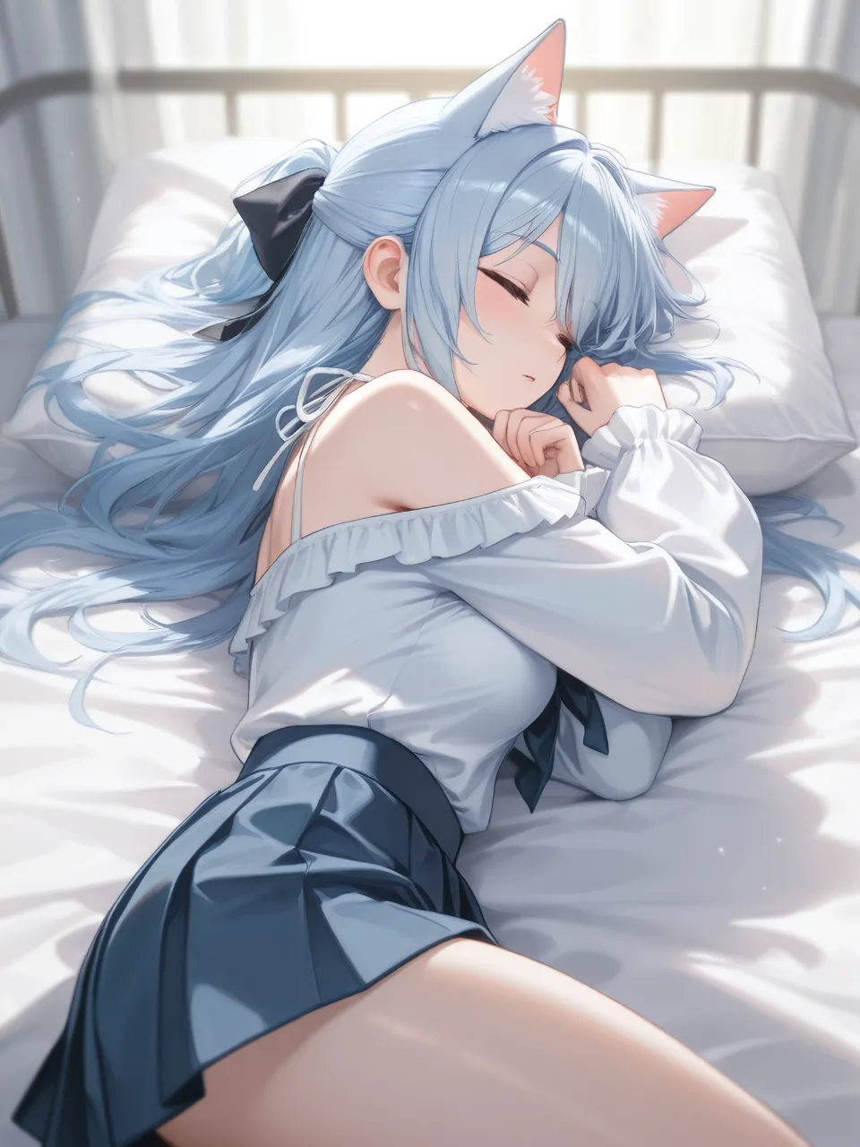 寝ている彼女 — otaku127さんのAIイラスト