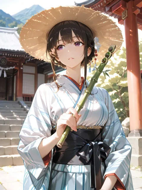 アスパラガス持ってるみたい