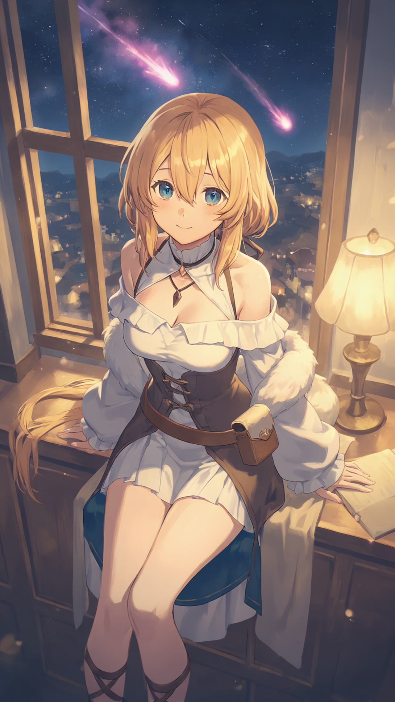星の降る夜。 — addmin 12-5さんのAIイラスト