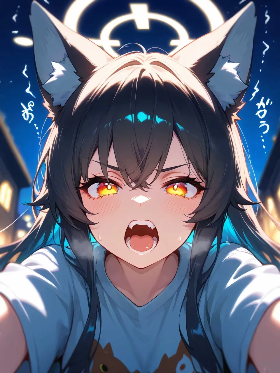 ガォー！！ — お茶さんのAIイラスト