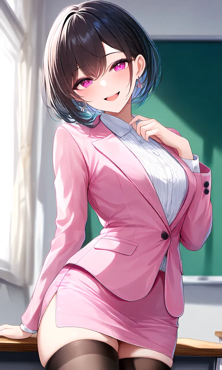 放課後の境界線「先生が教えて、あ・げ・る💖」 — 👑Rico⭐️×12💖さんのAIイラスト