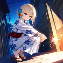 夏の夜の路地·初夏チャレンジ の投稿作品