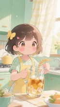 冷たい麦茶の食卓·初夏チャレンジ の投稿作品