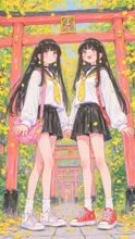 黄金色になる紅葉 — lolipopさんのAIイラスト