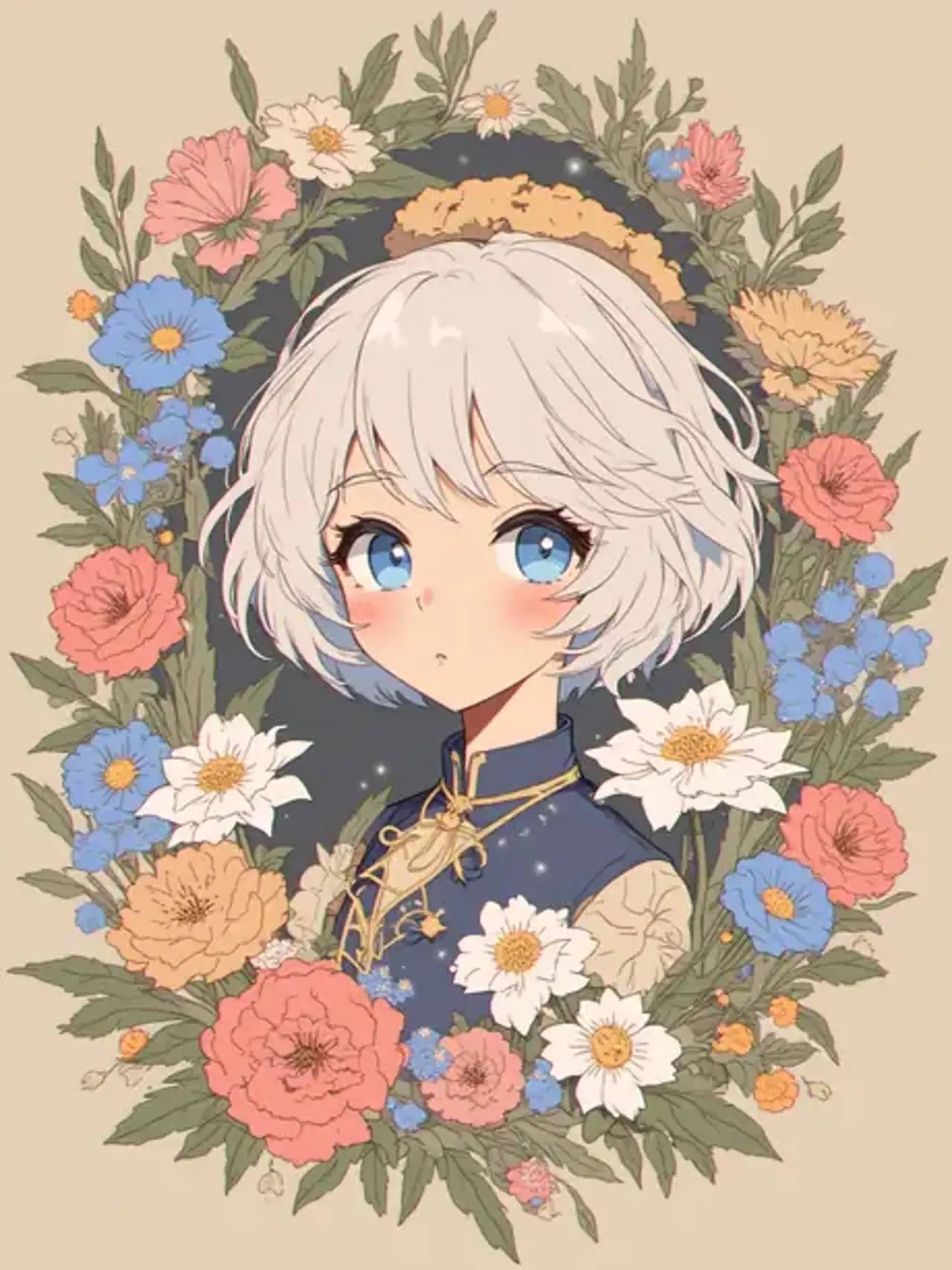 white — .koko.さんのAIイラスト