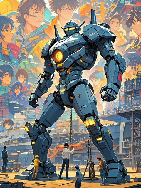 Interactive Jaeger Mech Assembly Experience