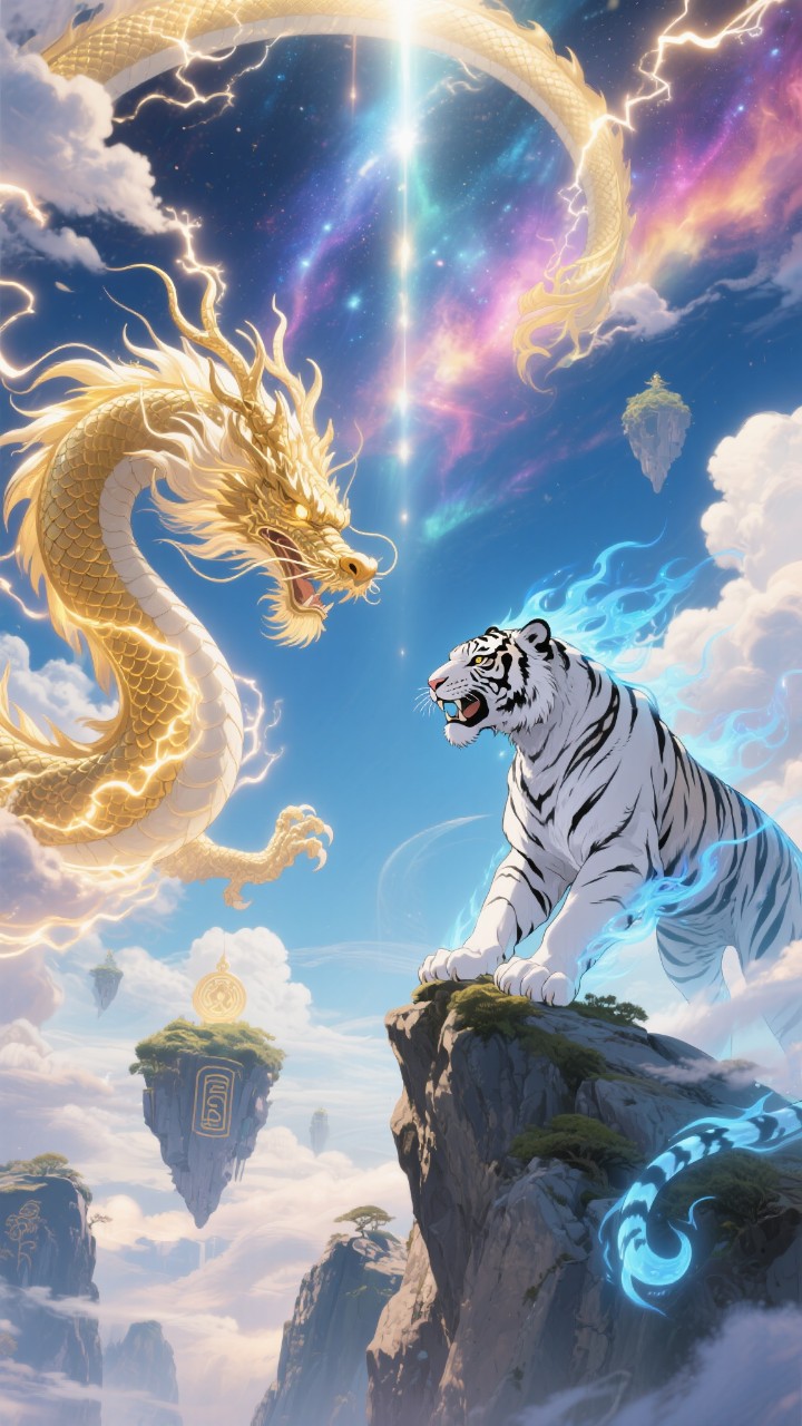 天界の龍虎神獣