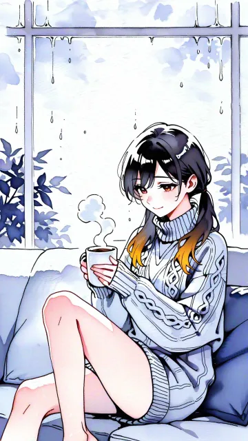 ココアでホッと