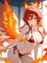 フェニックス·炎の翼を纏う不死鳥 の投稿作品