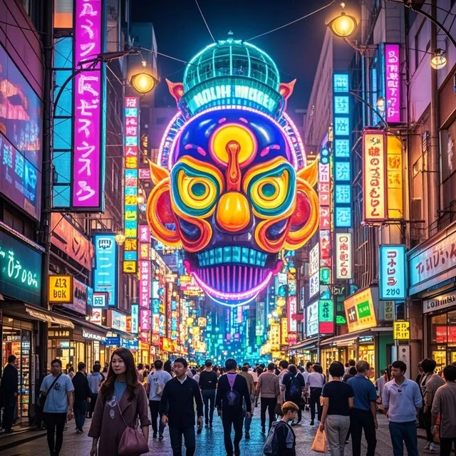 大阪〜道頓堀〜AI生成〜