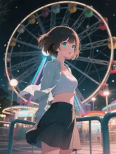 観覧車で•••稚奈。