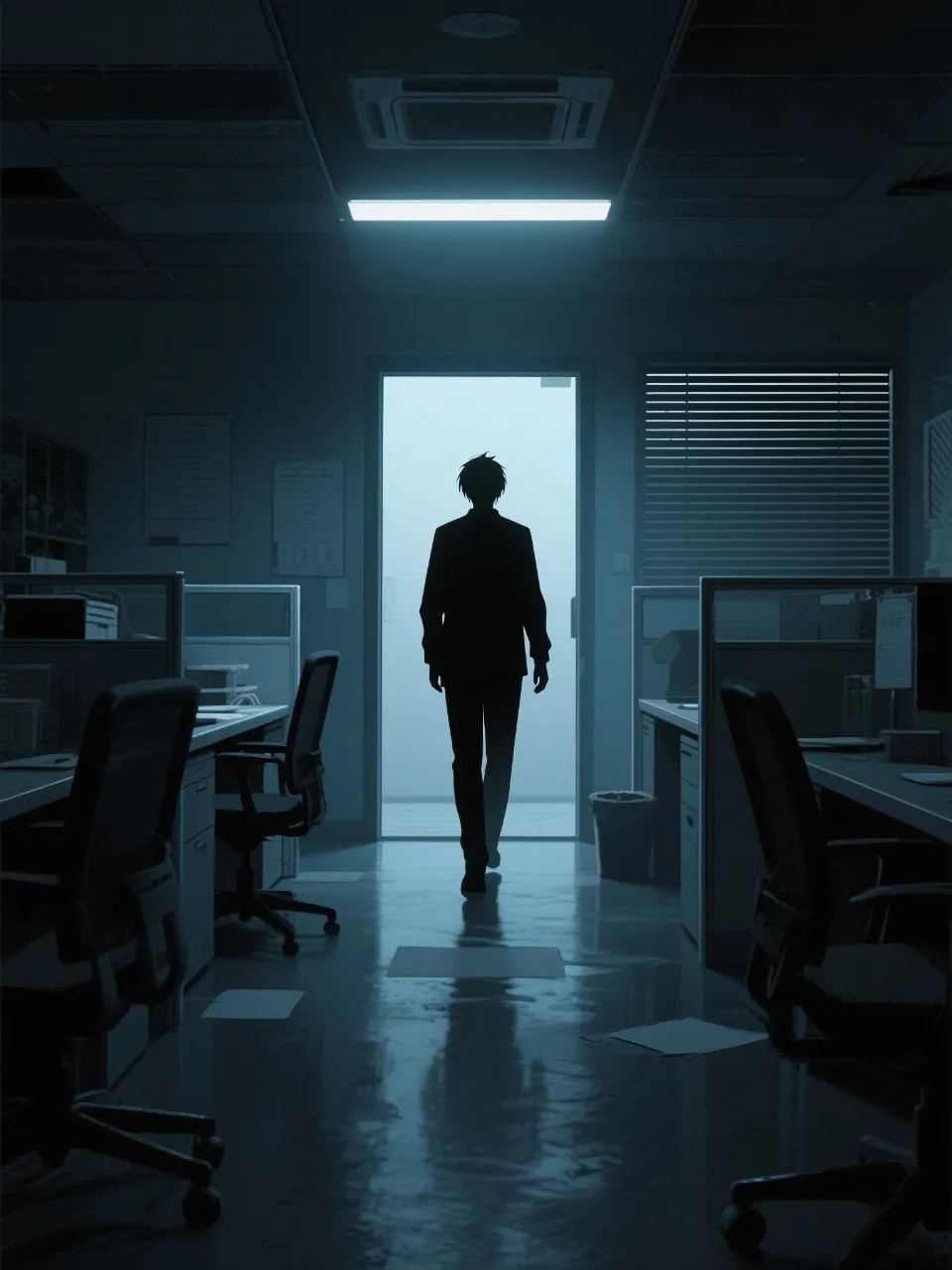 灯りが消えたOffice