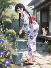 「穂蔵　灯子(ほのぐら　とうこ)」の打ち水
