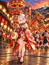 龍踊を見上げる·長崎くんちの夜に の投稿作品