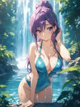 滝つぼの水着美女·涼を求めて の投稿作品