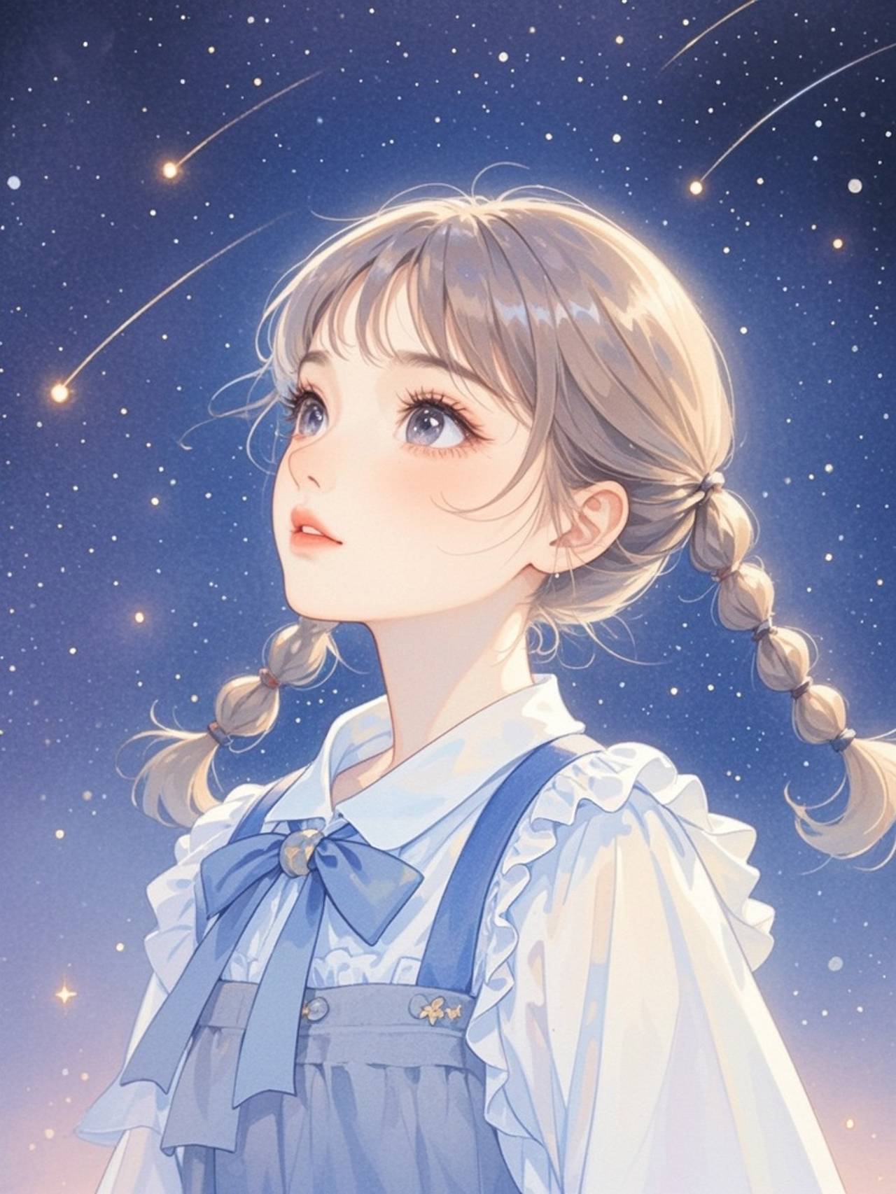 Looking up at the Starry Sky