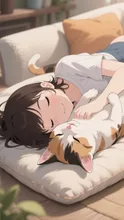 画像生成チャレンジ·ペットたちの日常 の投稿作品