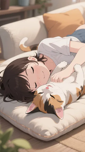 ネコ吸い10秒前