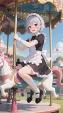 恥ずかしがるメイドさん — たんこぶさんのAIイラスト