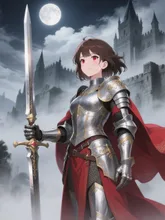 女性騎士、稚奈。