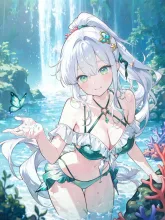 滝壺の花3