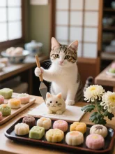 猫の和菓子屋さん
