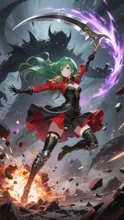 大鎌月斬り　終焉斬撃