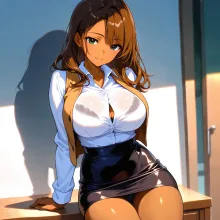 ど〜こ見てるのかな〜?