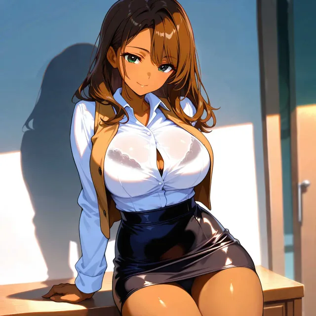 ど〜こ見てるのかな〜?
