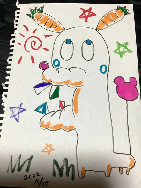 ポニテにんじんわんこ