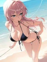 紐が絡まっちゃった❤