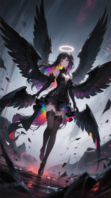 黒翼展開