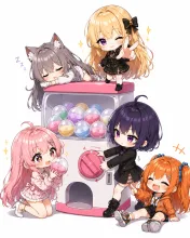 ネルちゃんがハンドル？を回してる構図にするの結構苦戦した🥹