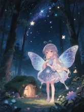 妖精の隠れ家 — 妖精イラストのAIイラスト｜SUPPART