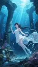 海底の遺跡