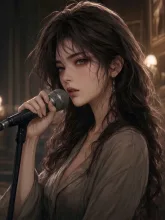 『蠍座の女』を歌う彼女