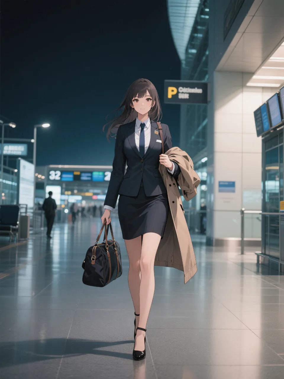 出張終了