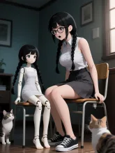 「穂蔵　灯子(ほのぐら　とうこ)」と球体関節人形