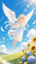 舞い降りる天使·夏チャレンジ の投稿作品