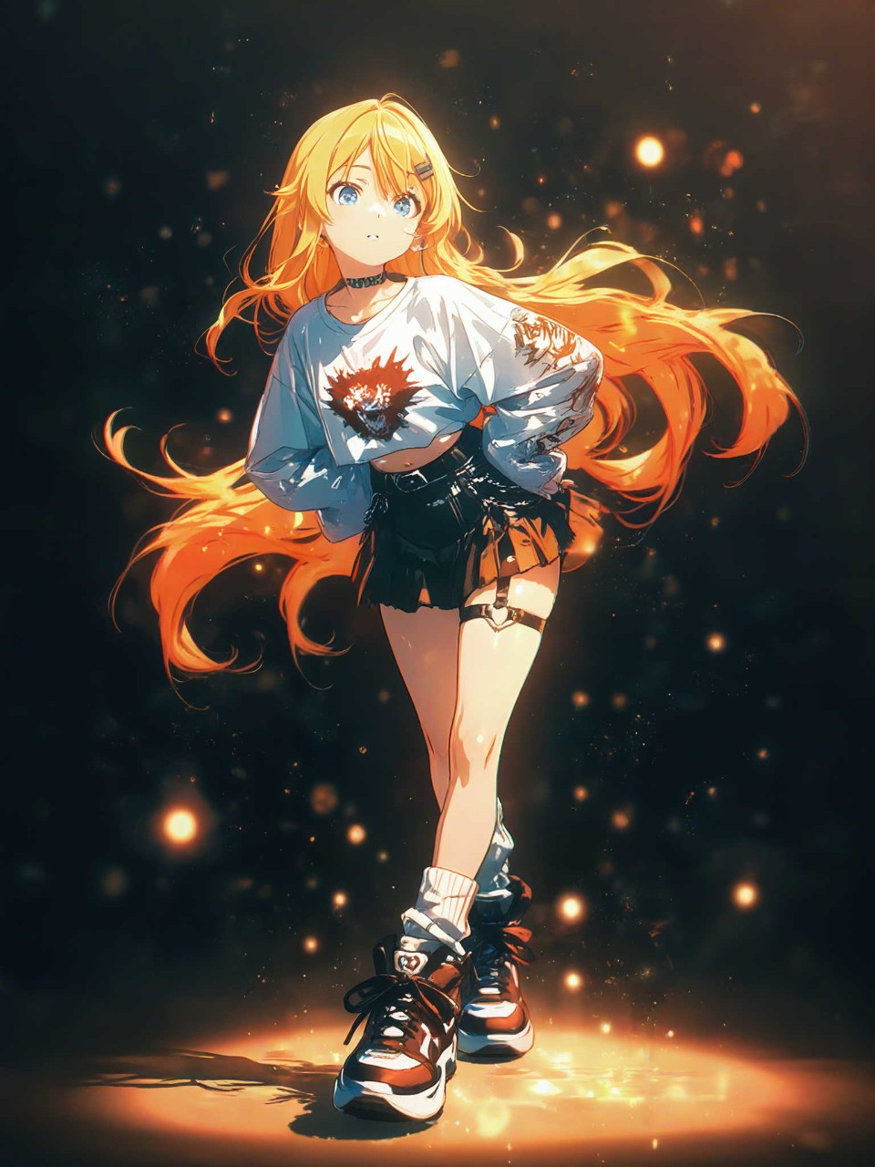 ヒップホップ少女 — azuさんのAIイラスト