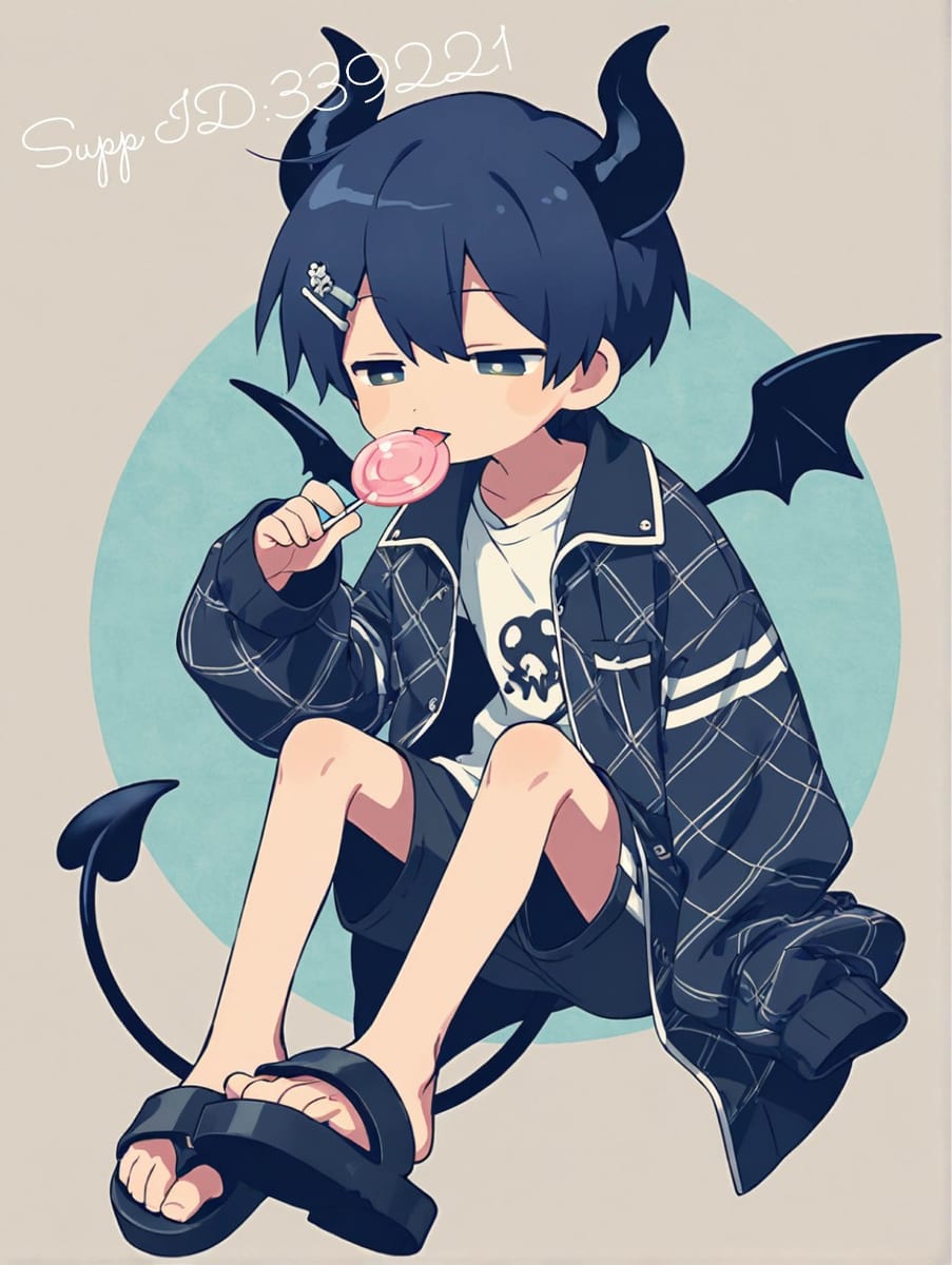 拝啓悪魔くん 悪魔くん2｜AIイラスト無料生成 - SUPPART