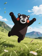 草千里のくまモン