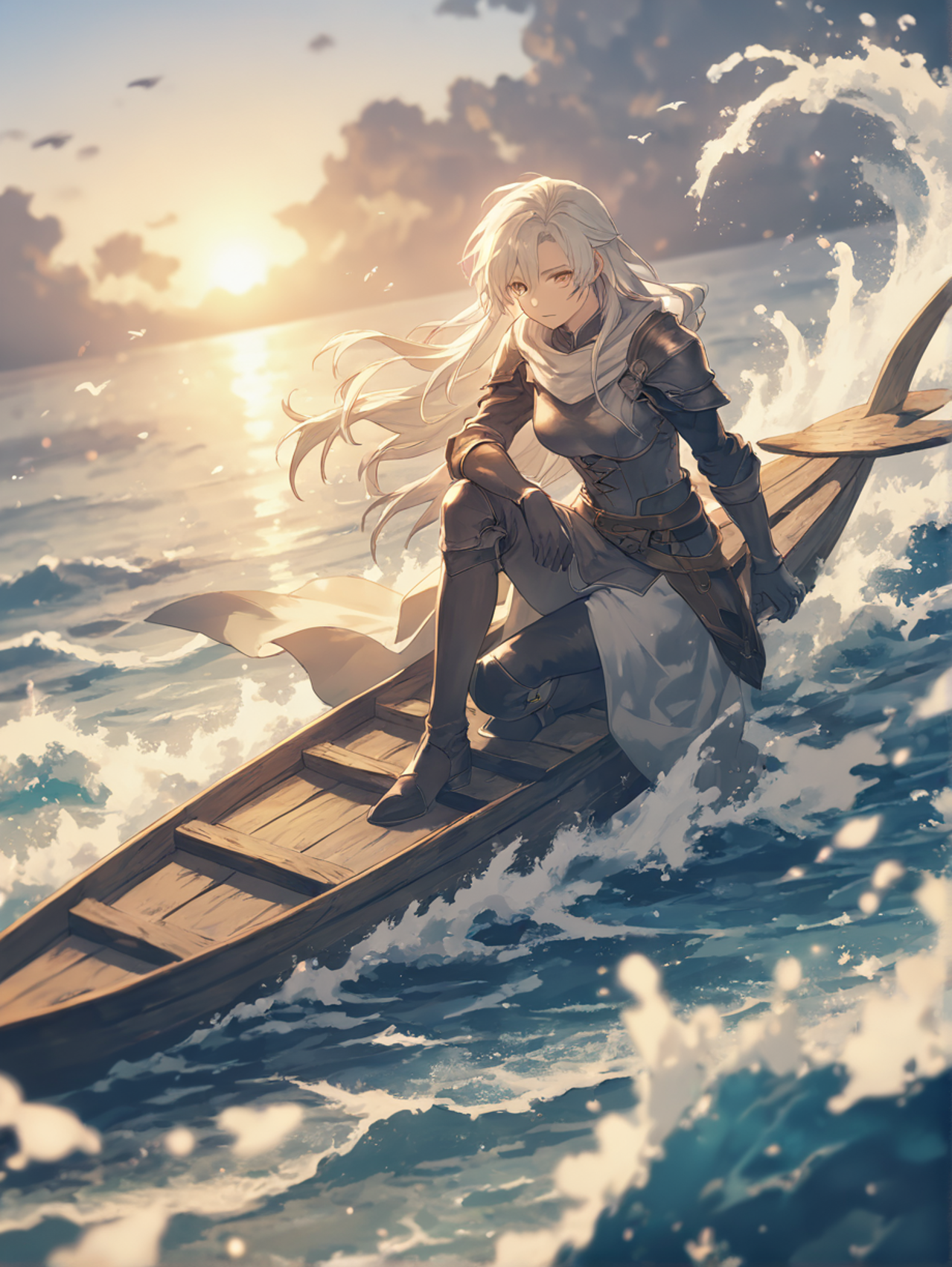 あの海へ — シルヴァさんのAIイラスト