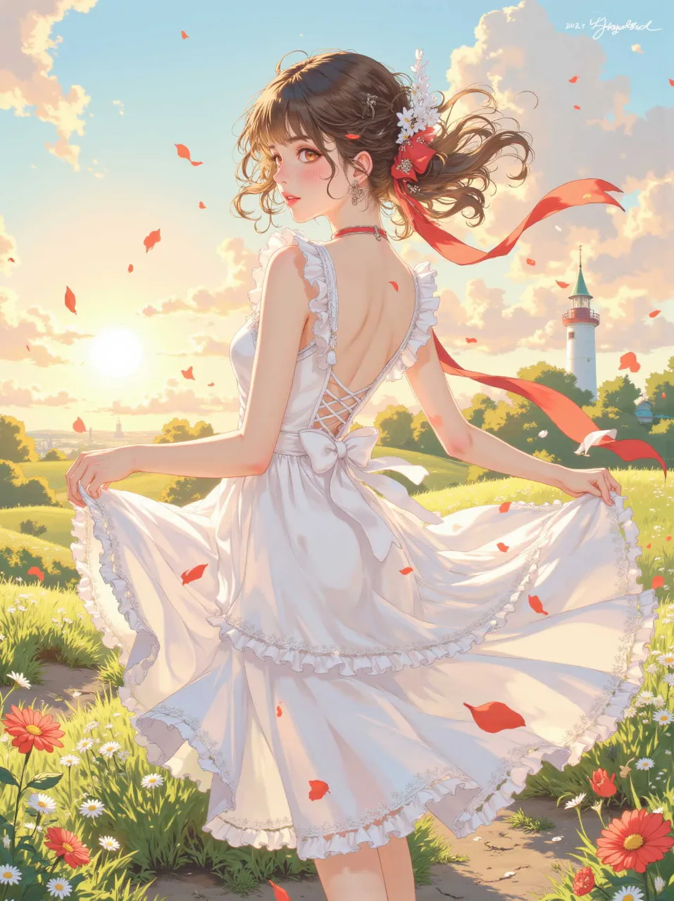 透き通るイラスト