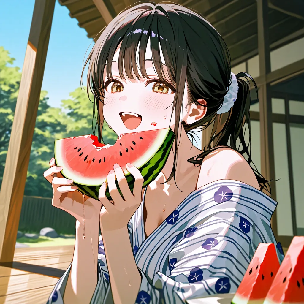 夏の赤