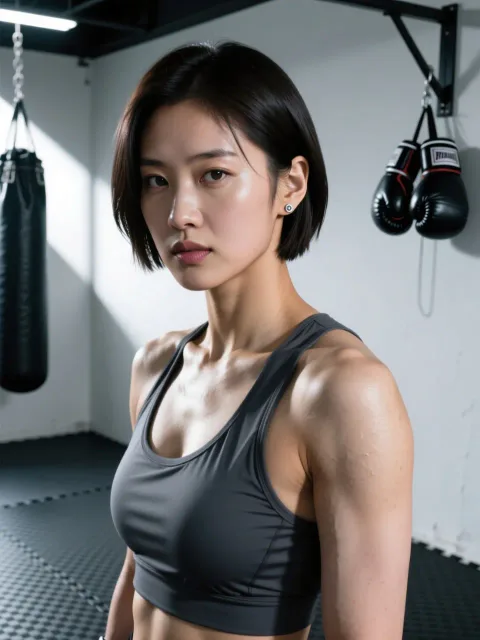 韓国美少女格闘家