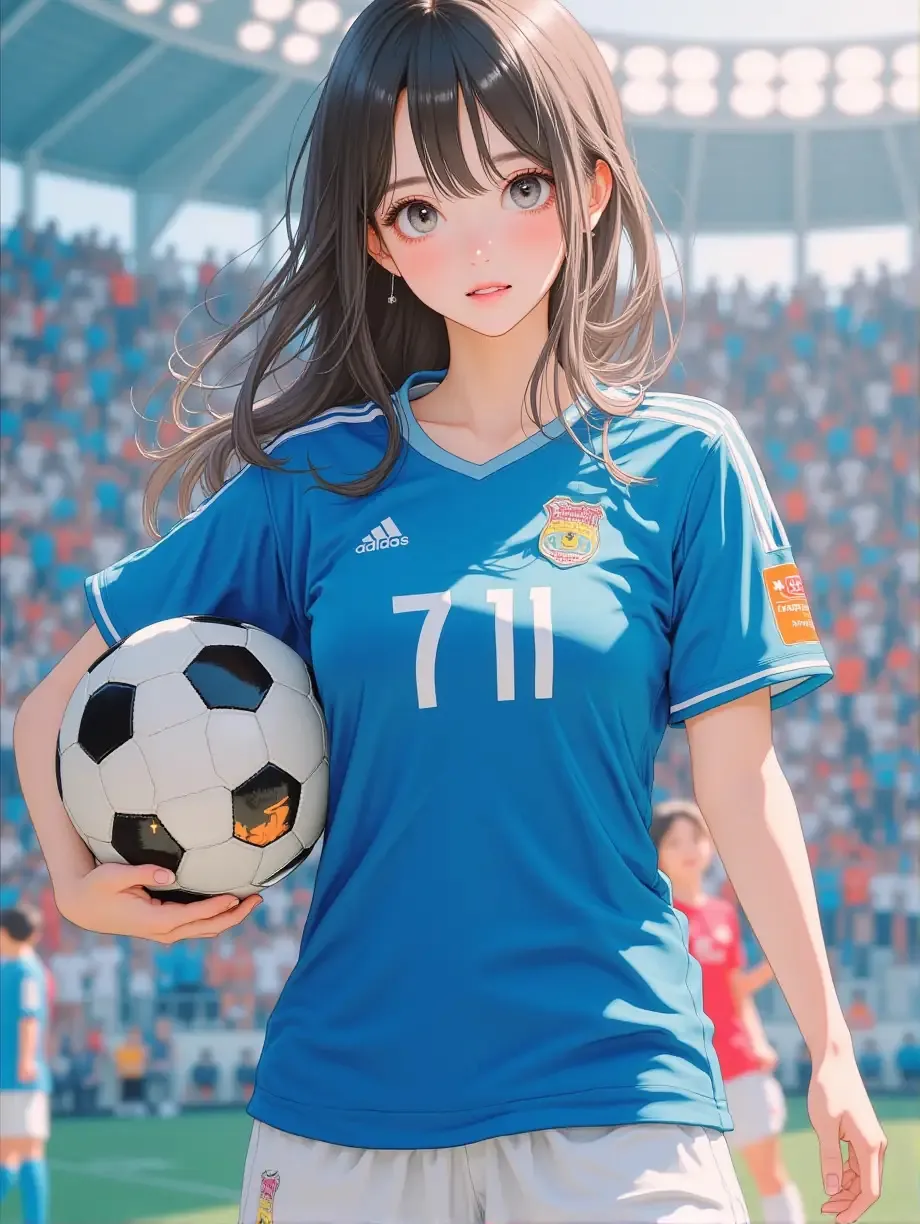 サッカー少女