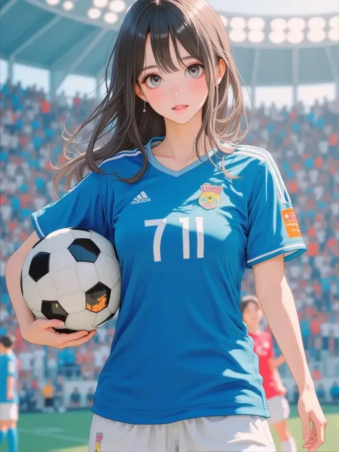 サッカー少女
